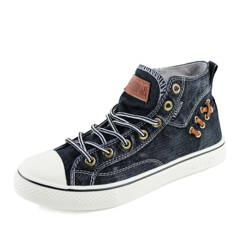 Повседневные женские кроссовки из джинсовой ткани на шнуровке Женская обувь
