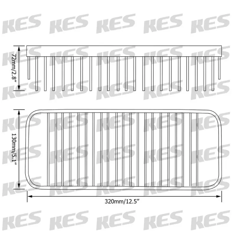 KES SOLID SUS 304 нержавеющая сталь Душ Caddy корзина для ванной полка хранения висячий