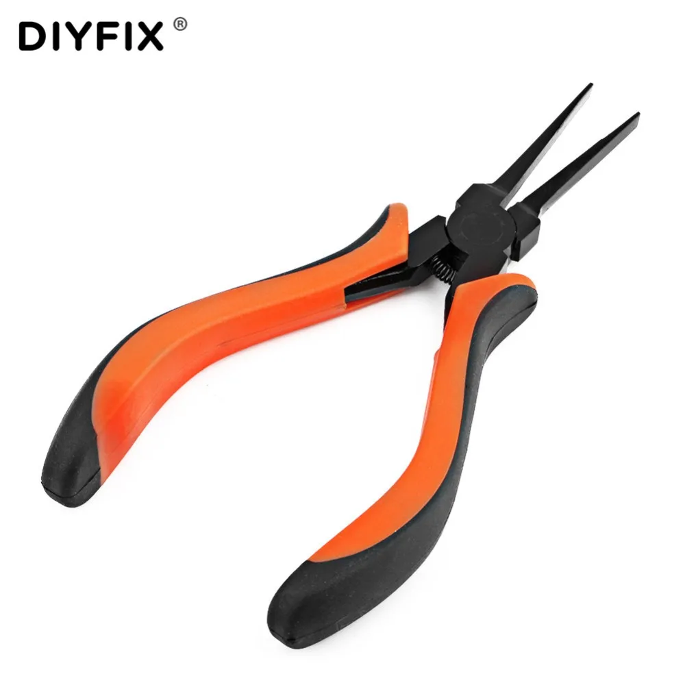 DIYFIX тонкие плоскогубцы для носа с плоской иглой щипцы электрика изготовления
