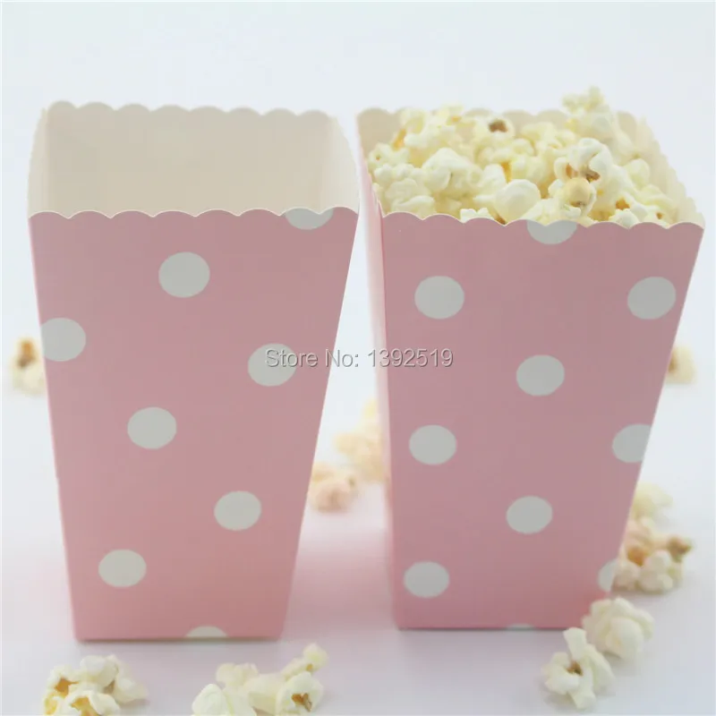 Бесплатная доставка 36 шт. розовая бумажная коробка украшение для детского душа