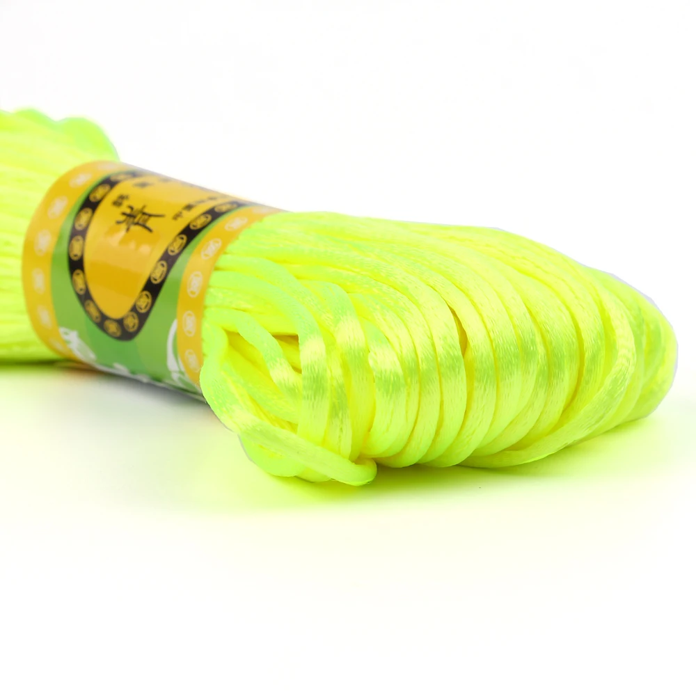 TYRY.HU, 20 м/лот, атласные шнуры, сделай сам, шнур, нейлоновая веревка, аксессуары и фурнитура для детских силиконовых прорезывателей, бусы, ожерелье, ювелирный шнур