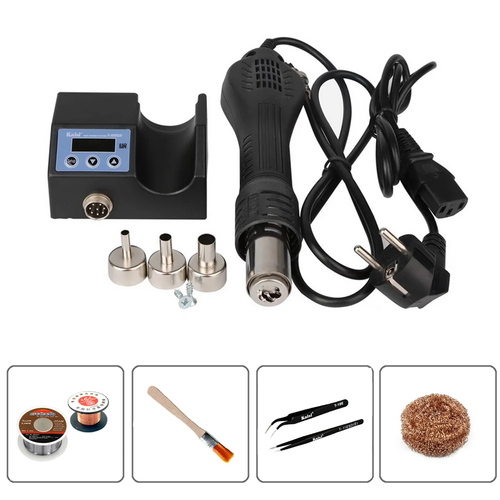 Портативный тепловой мини фен Kaisi паяльная станция BGA 220 В/110 В переносная ручная