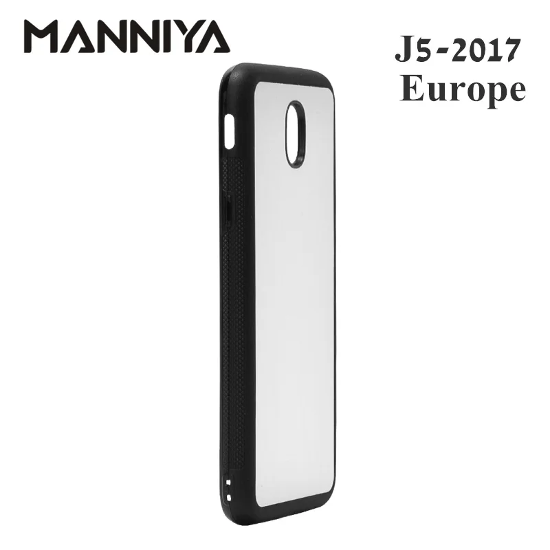 Manniya Blank резина для сублимации ТПУ чехол для Samsung Galaxy J3 J4 J5 J6 J7 J8 с Алюминий вставки 10 шт./лот