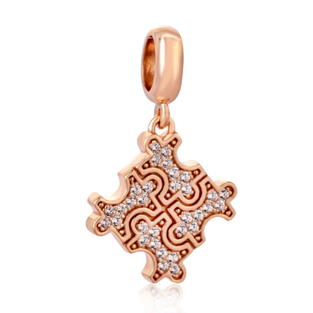 Женские браслеты подвески RainMarch оригинальные из серебра 925 пробы с подвеской