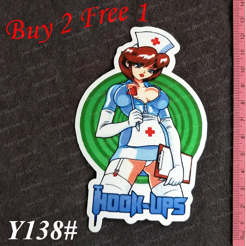 Y129#-148# Hook ups Серия ПВХ наклейки домашний Декор на холодильник стильные настенные дорожные чемоданы наклейки с граффити