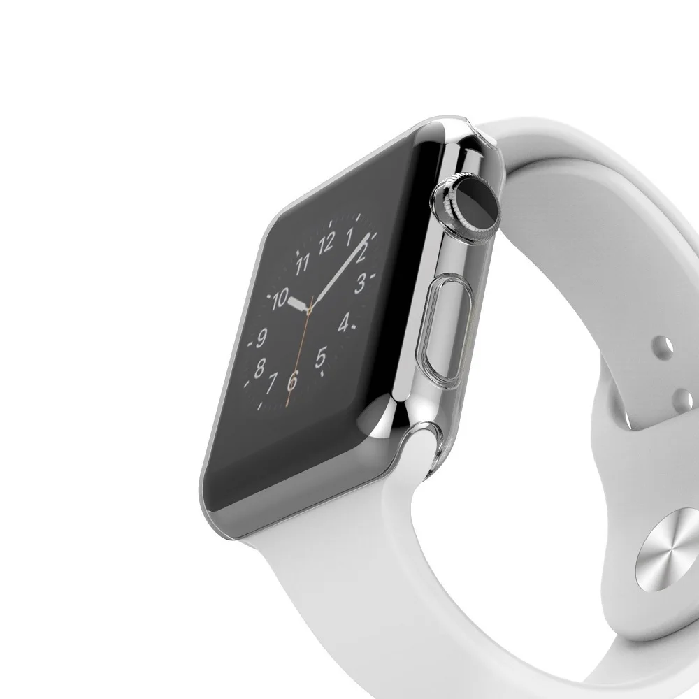 Прозрачный мягкий и тонкий чехол для Apple Watch 38 мм/42 мм TPU материал Защитная крышка для iWatch серии 1 2 3 Аксессуары