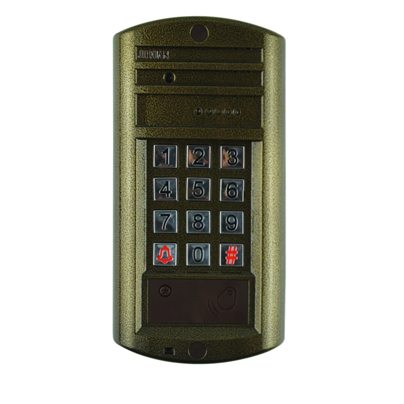 JERUAN NEW Metal Waterproof Access password HD Mini Camera +7 inch Color LCD Video Door Phone Speaker Intercom System kit 1V3 |