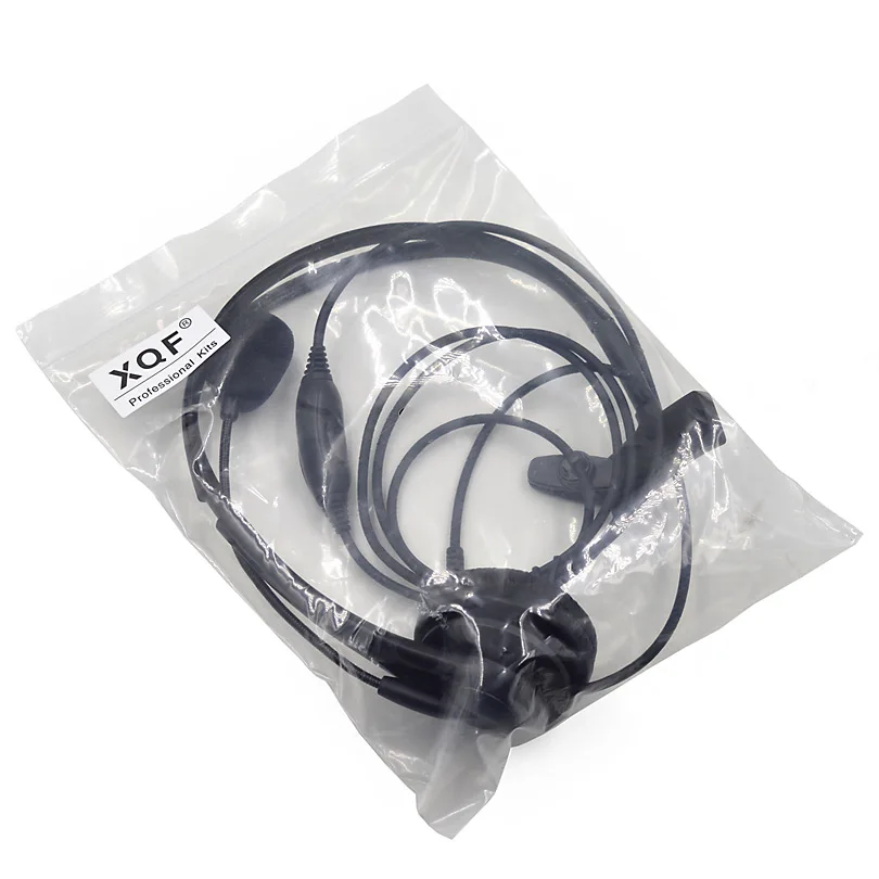 XQF 2-контактная гарнитура наушник PTT Boom Mic для BAOFENG UV-5R Plus UV-5RE UV-B5 GT-3TP UV-5X BF-F8HP