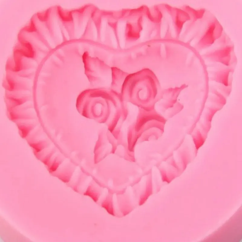 Love силиконовая форма-сердце Chocolate сахарные конфеты Mold инструменты для украшения