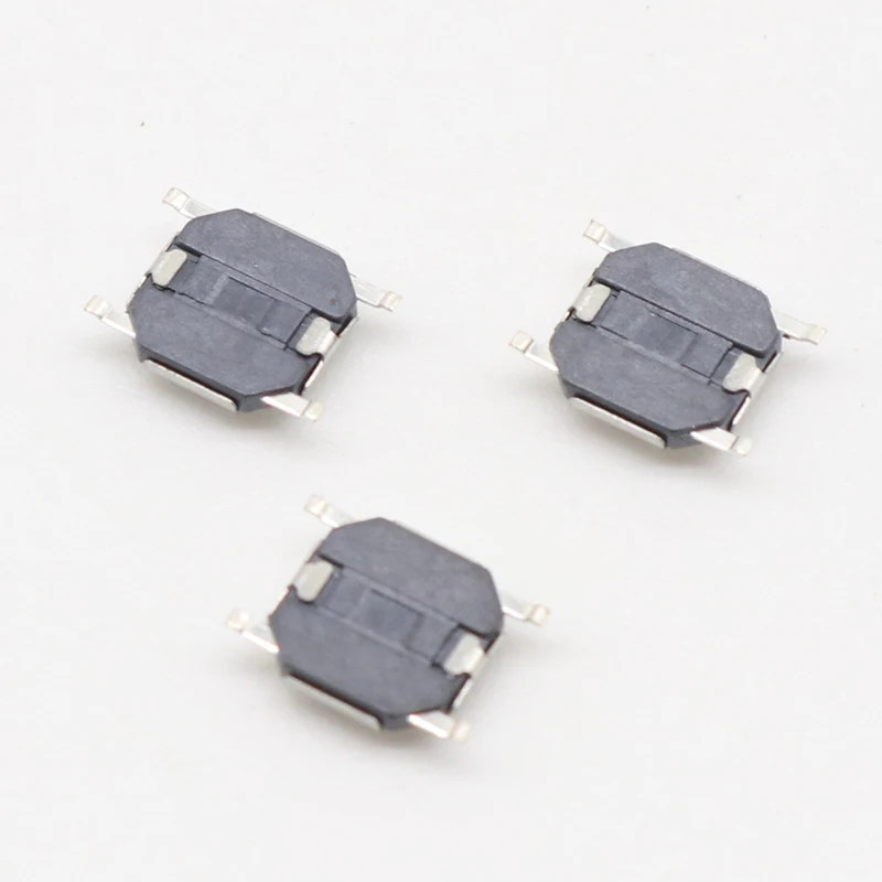 100 шт./лот SMD 4*4*1 5 мм 4x4x1.5мм тактильная тактовая кнопка Микро Переключатель