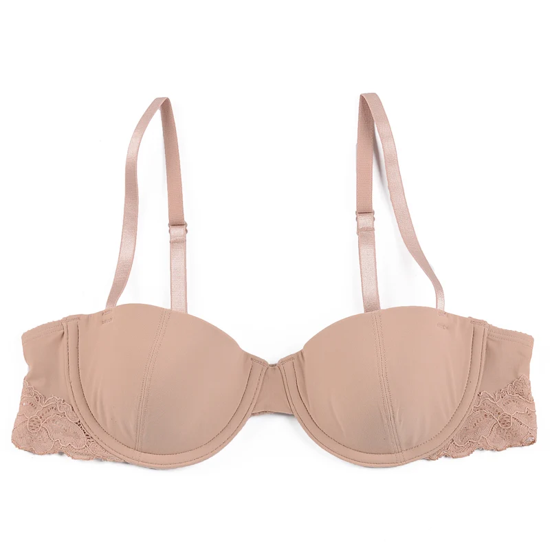 Тонкий секционный бюстгальтер супермягкий с чашечкой нижнего белья женские