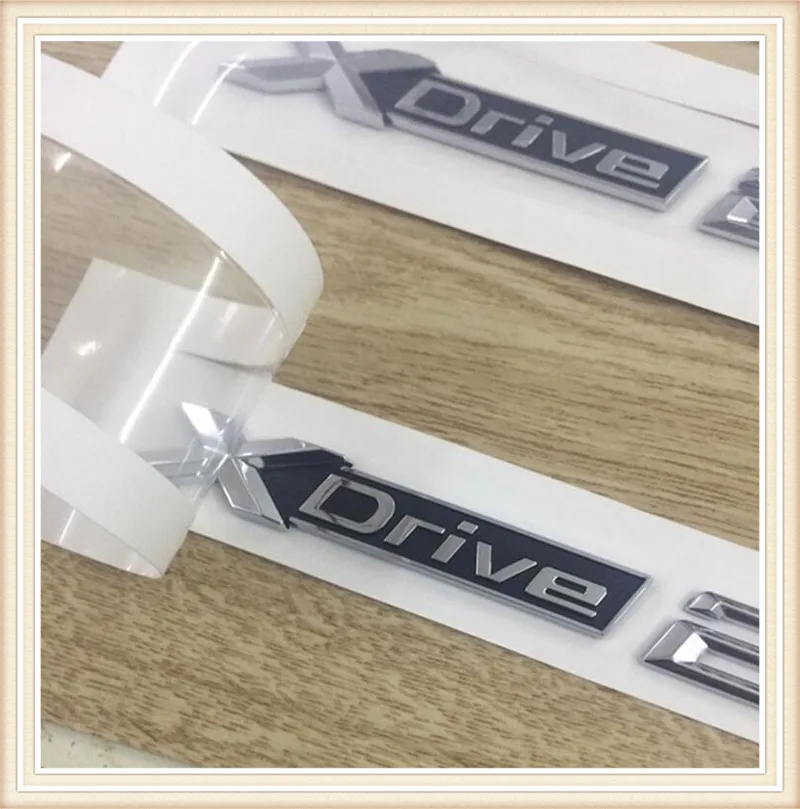 2X Новый автомобильный Стайлинг 3D ABS Xdrive 20d 25d 28d 30d 35d 40d 45d 48d 50d боковой значок