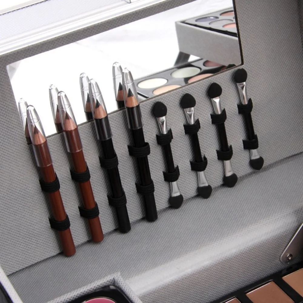 Сумка для макияжа MISS ROSE Leopard специальная коробка с тенями век 2018| |