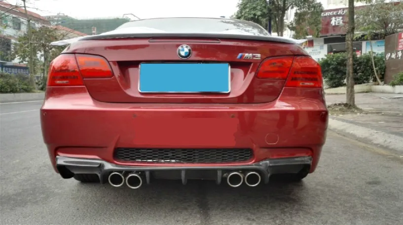 Задний спойлер из углеродного волокна для BMW 3 серии E93 M3 320 325 330 335 2007 2013 бампер