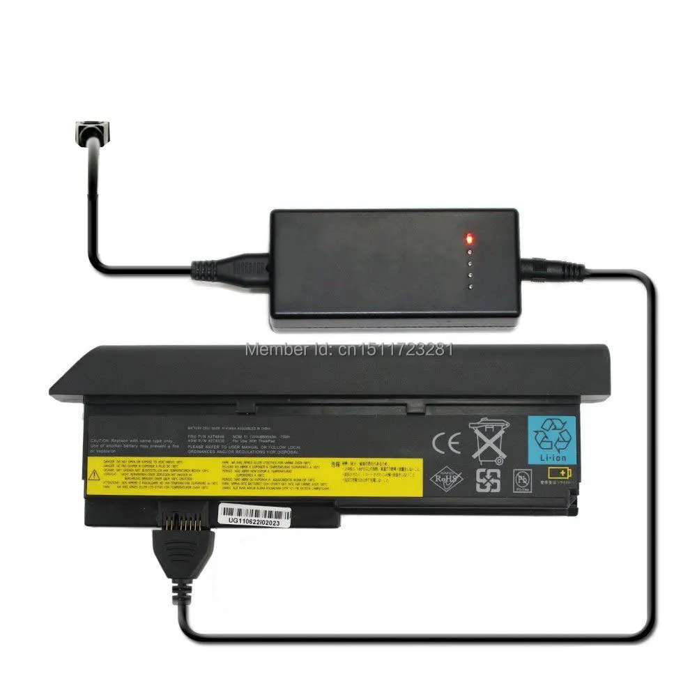 Внешнее зарядное устройство для ноутбука Lenovo ThinkPad SL510 2847 2875 T410 T410i T420|laptop battery