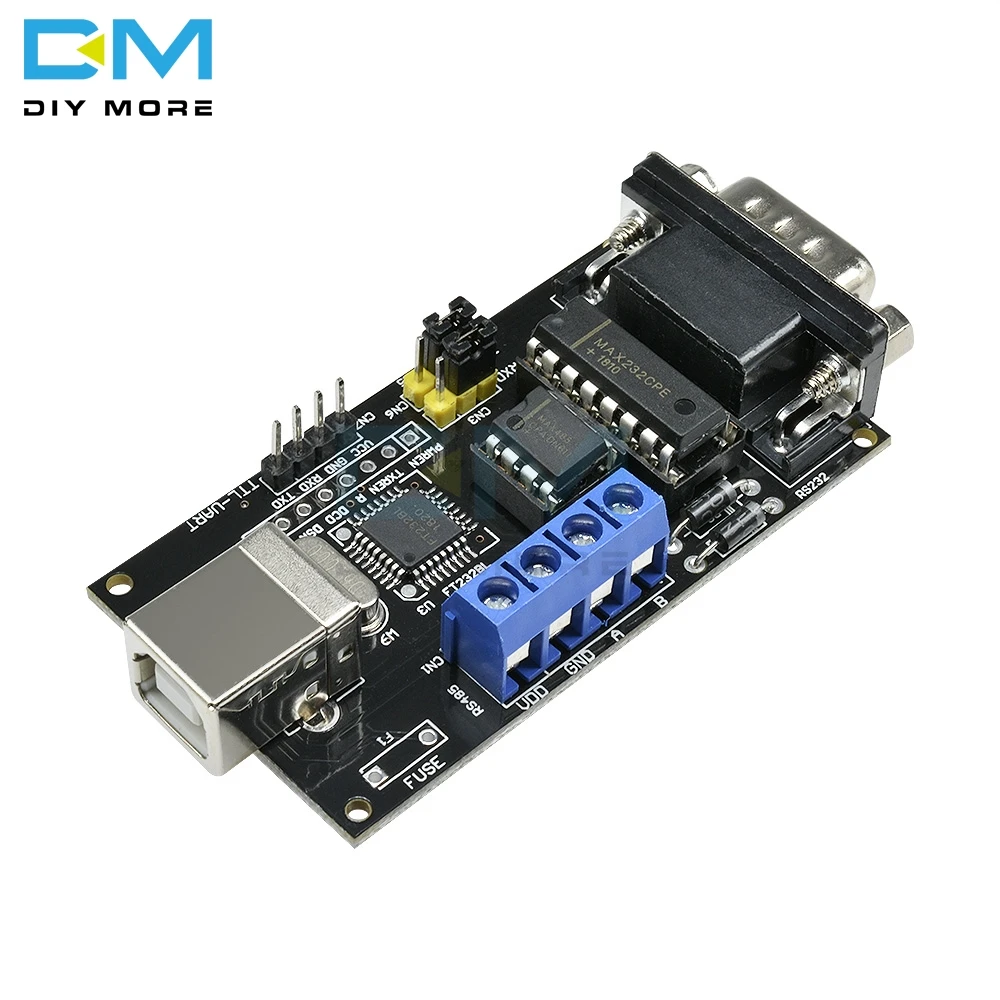 USB к последовательному RS232/UART ttl/RS485 DB9 адаптер конвертер Модуль для FTDI FT232BM/BL обеспечить USB драйвер для Linux для Windows