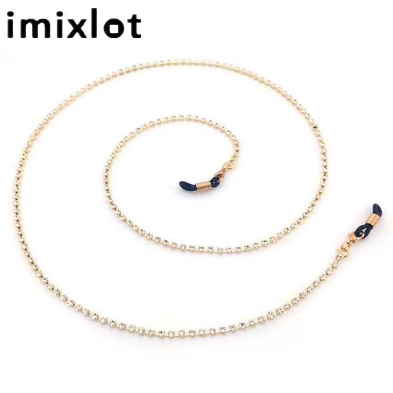IMIXLOT, металлический ремешок на шею, цепочка, очки для чтения, солнцезащитные очки, держатель для очков, ожерелье, ремешок, повседневная Веревка для очков