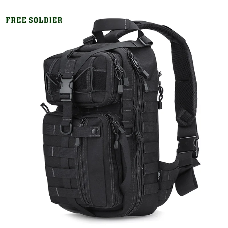 Kopen GRATIS SOLDAAT Outdoor Camping Wandelen Rugzak Tactische Mannen Rugzak Dagelijks Ultralight Tas Voor Klimmen