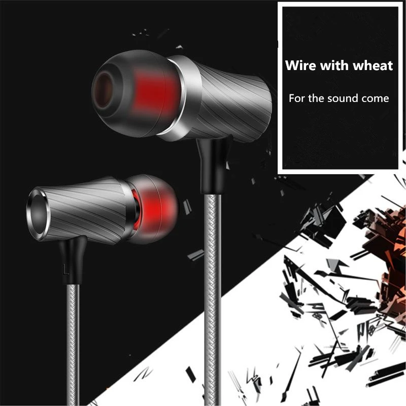 2017 3.5 мм Проводная гарнитура Управление Музыка Наушники внутриканальные