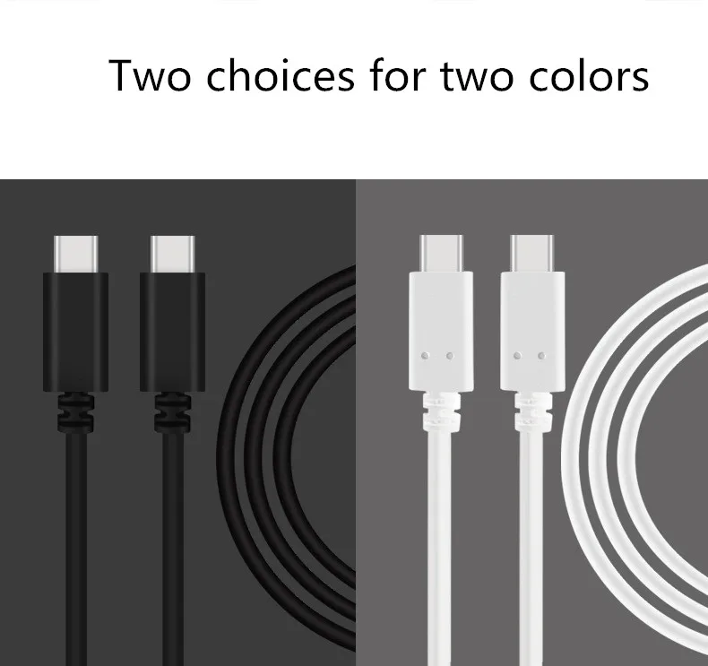 3A 60 Вт двойной кабель типа C PD Быстрая зарядка USB-C Кабель USB3.0 быстрое зарядное устройство Быстрая линия передачи данных для Macbook Xiaomi huawei телефон
