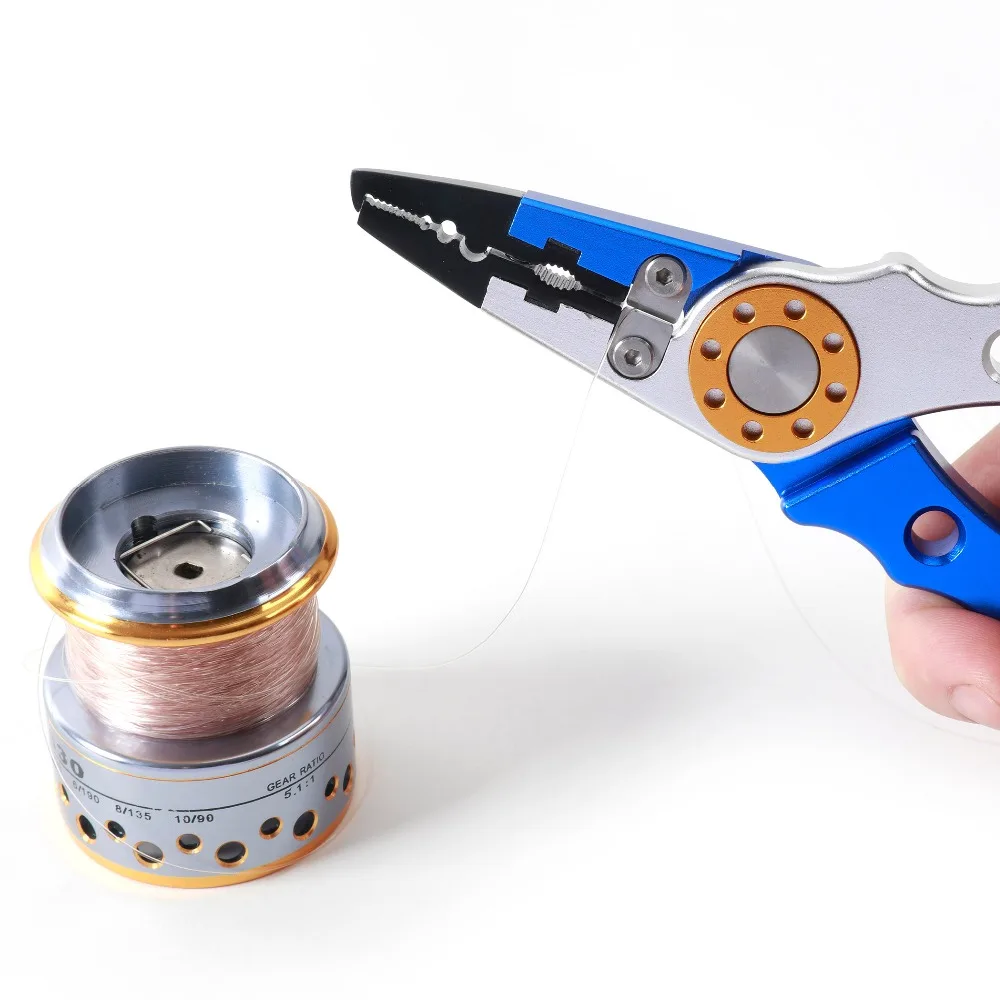 Рыболовные плоскогубцы WORKPRO алюминиевые рыболовные многоцелевой инструмент для