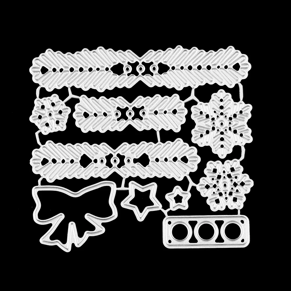 Листья Рождественского дерева сосновый пинконус металлические режущие штампы