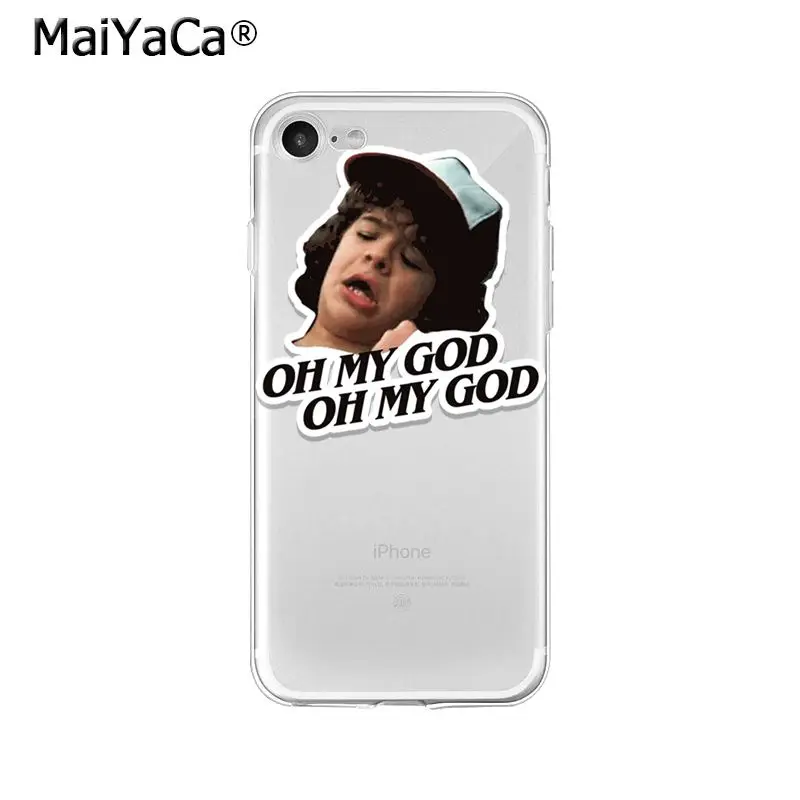 Мягкий чехол для телефона MaiYaCa America TV stranger things из ТПУ Apple iPhone 8 7 6 6S Plus X XS MAX 5 5S SE XR |