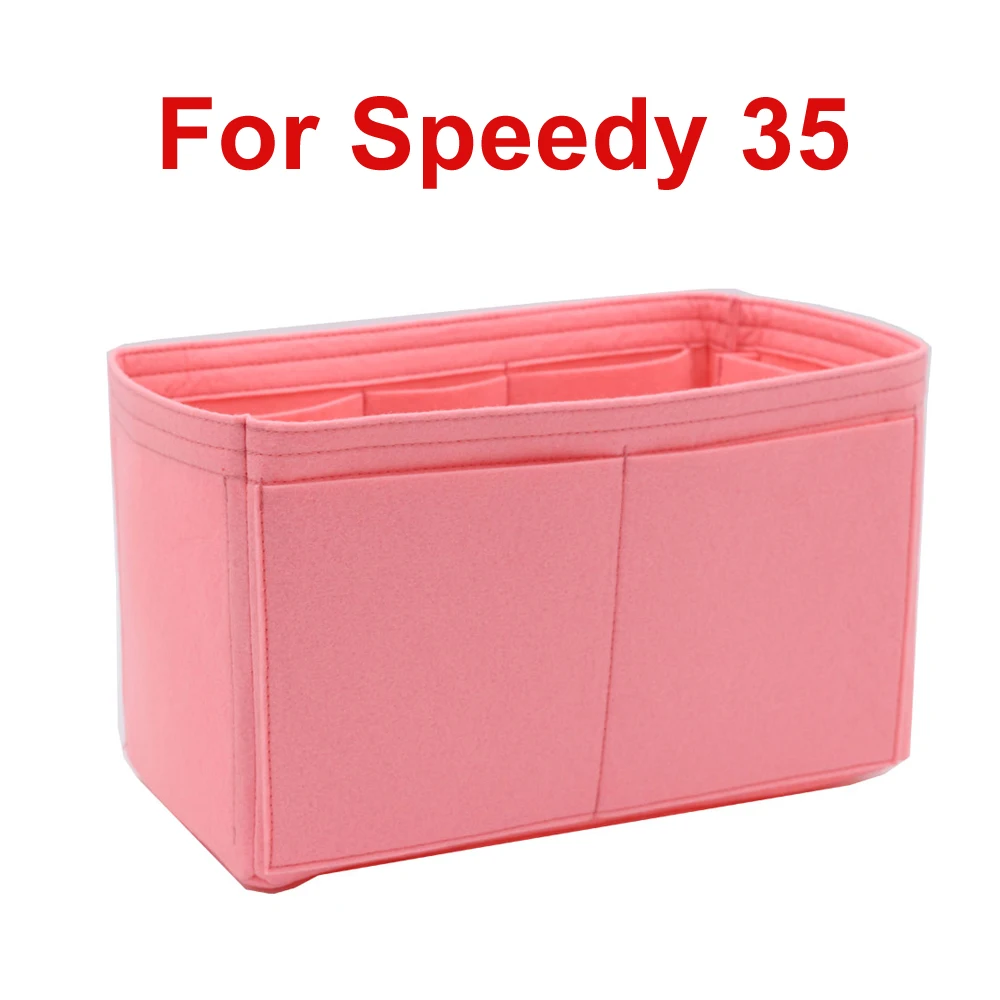 SPEEDY 25 30 35 войлочная тканевая сумка-Органайзер для макияжа сумочка-органайзер для путешествий Внутренний кошелек портативные косметички Never Full - Цвет: SPEEDY 35 Organizer