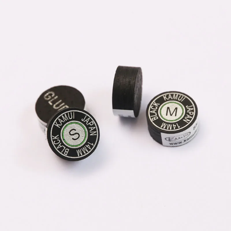 Наконечники для бильярдного кия KAMUI 14 мм черный цвет SS/S/M/H наконечник снукера 11
