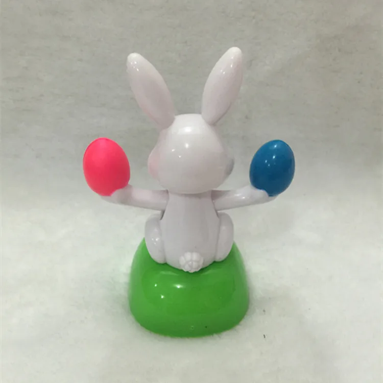 Автоматические качели на солнечной батарее Подсолнухи кролик редиса украшение