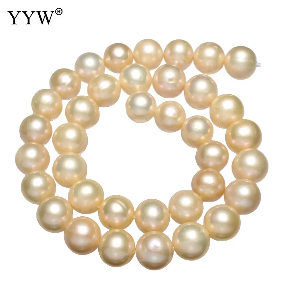 YYW 2018 Новая мода Культивированный круглый пресноводный жемчуг BeadsWedding ювелирные