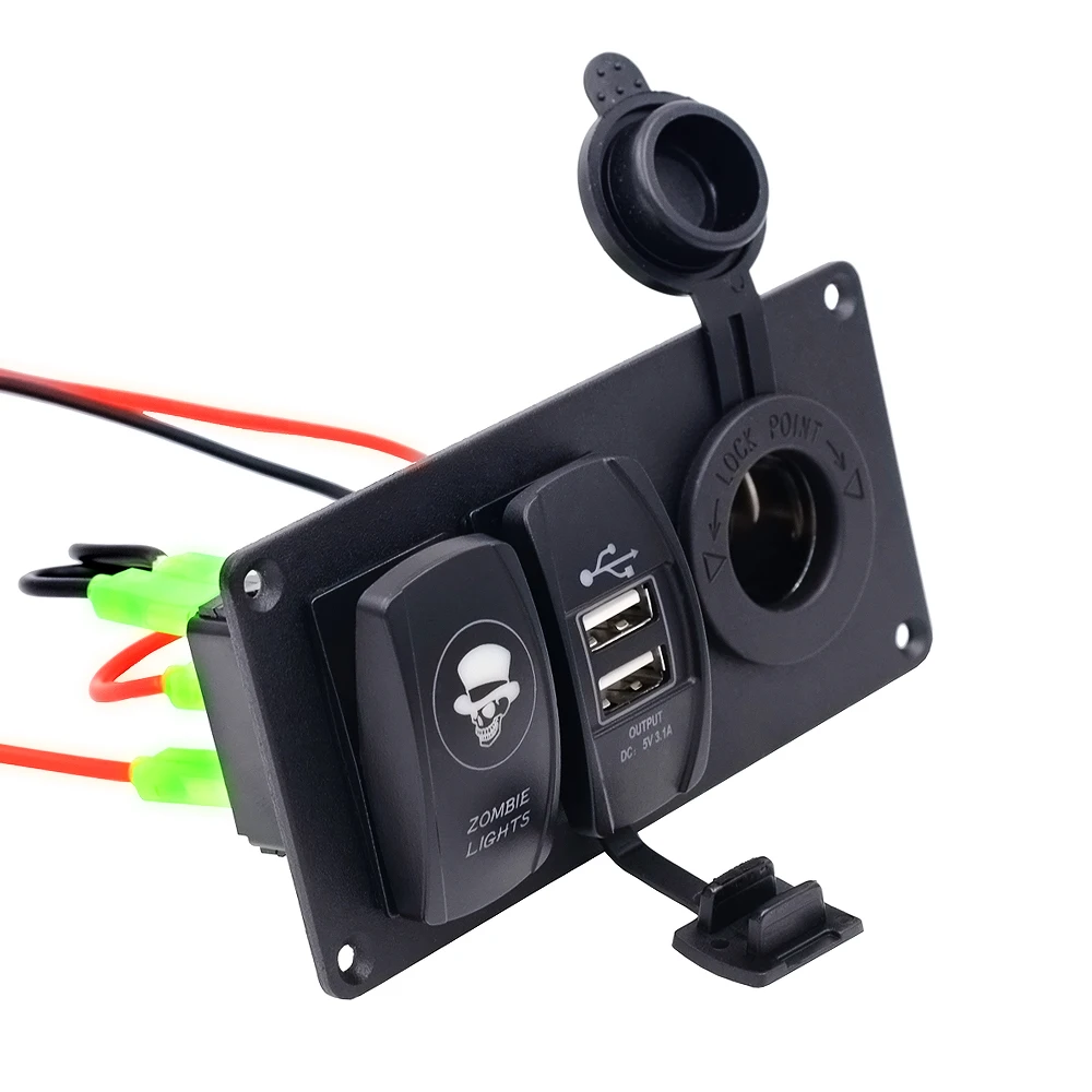 Новое поступление 2 Gang Водонепроницаемый авто лодка морской светодиодный