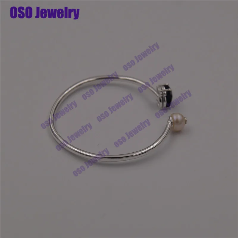 Лучшее качество 100% 925 Серебряный браслет для женщин Pulseras Mujer Plata de ley оптовая