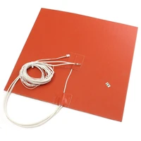 200x200mm 12v 200w psa back and ntc 100k thermistor flexible silicone rubber heating pad heater