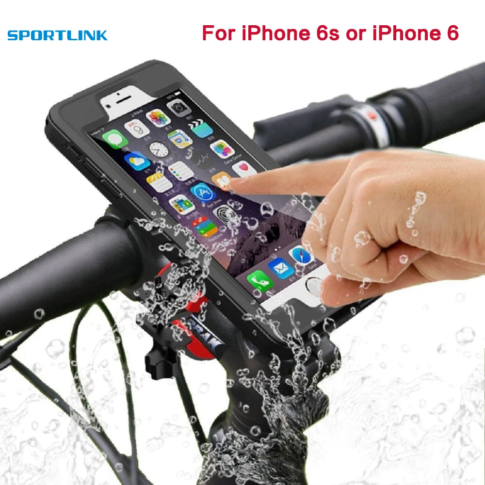 Велосипедный держатель для телефона iPhone 6s/6 Водонепроницаемый чехол крепление на мотоцикл Руль держатель телефона для мотоцикла Колыбель