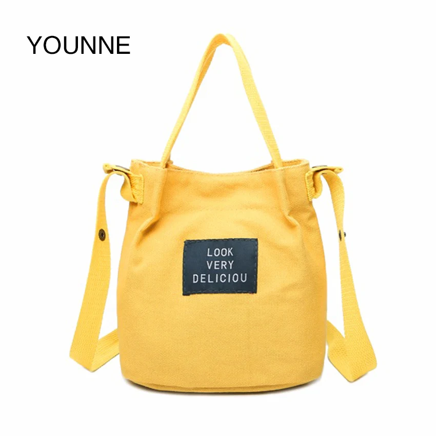 Younne женские сумки новый стиль холщовая сумка портфель модный кошелек с одной