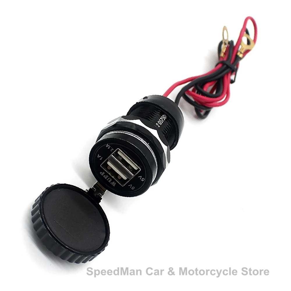 Универсальный автомобиль мотоцикл USB Зарядное устройство CS 325A1 Мощность адаптер