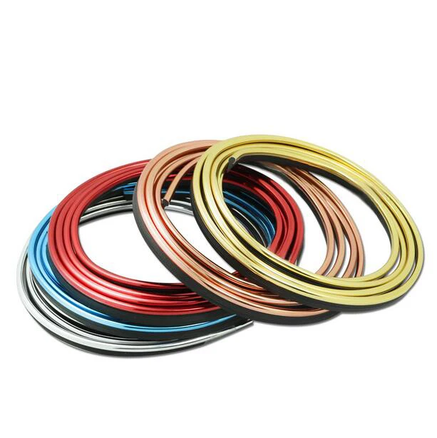 2 м DIY приборной панели автомобиля Панель украшения черный-краевой Зазор линии