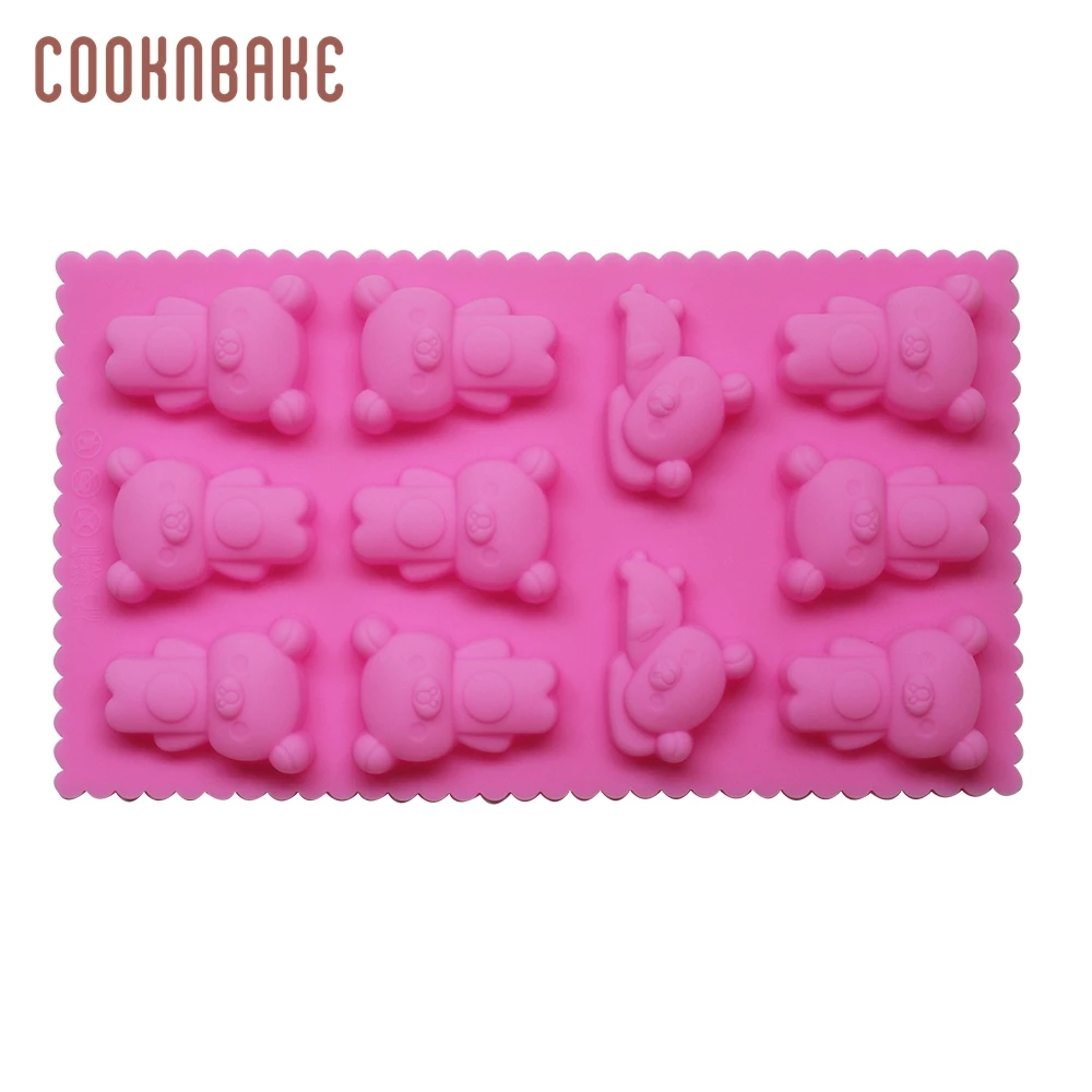 Силиконовая форма для шоколадных конфет COOKNBAKE медвежья выпечки торта мыла льда