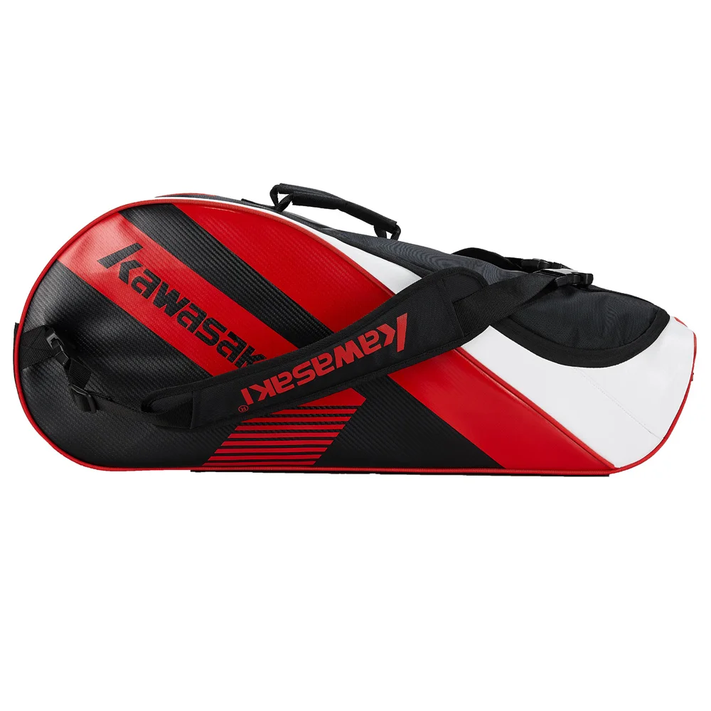 Kawasaki 9 шт. большая сумка для бадминтона спортивная тенниса емкость ракетки обуви