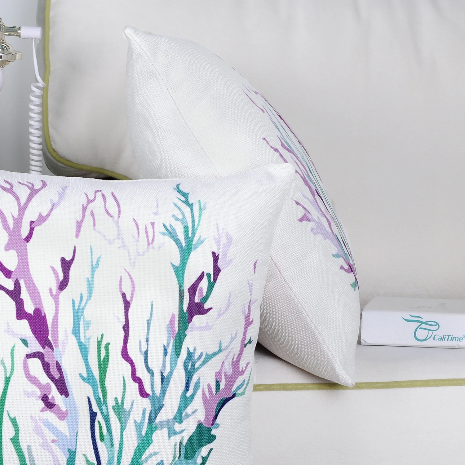 Фото CaliTime Canvas Cushion Cover for Couch Sofa Home Decoration Aquarelle Painting Print 18 X Inches Sea Coral Tree Purple Teal Дом и сад CaliTime Canvas Cushion Cover for Couch Sofa Home Decoration Aquarelle Painting Print 18 X Inches Sea Coral Tree Purple Teal Дом и сад