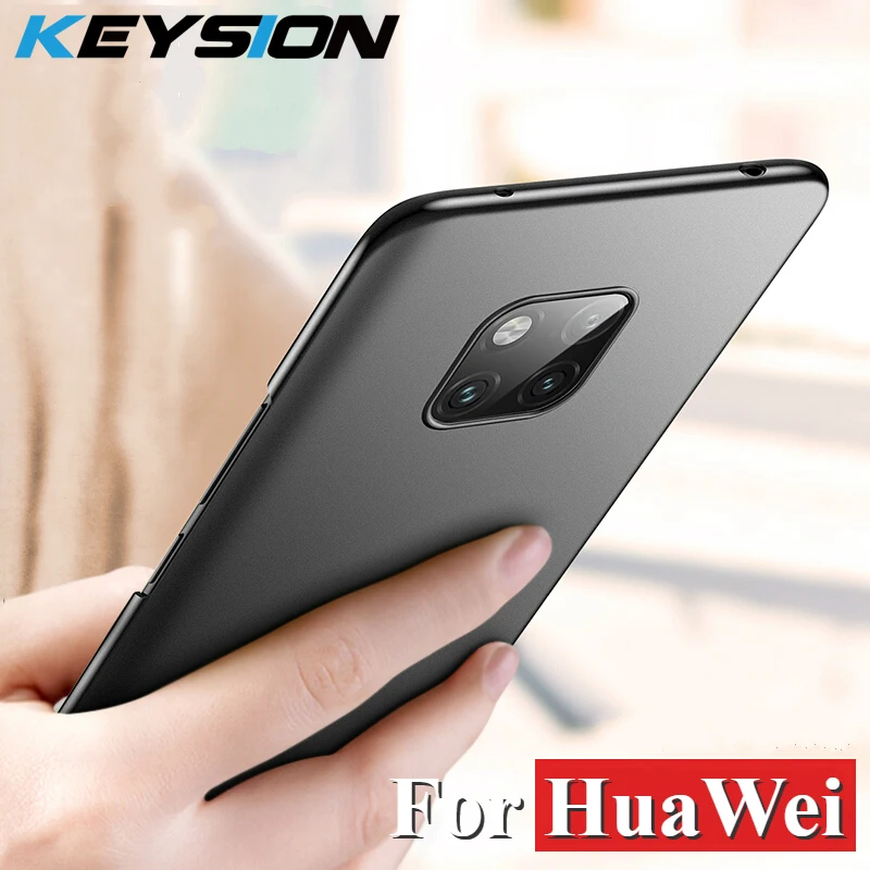 KEYSION Ультратонкий чехол для телефона Huawei Mate 20 Pro P30 P20 Lite P Smart 2019 тонкий матовый ПК