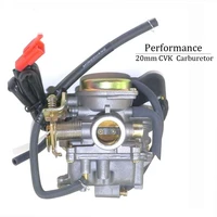 motorcycle true 20mm performance carburetor for 50cc to 100cc 139qmb gy6 4 stroke scooter carb cvk