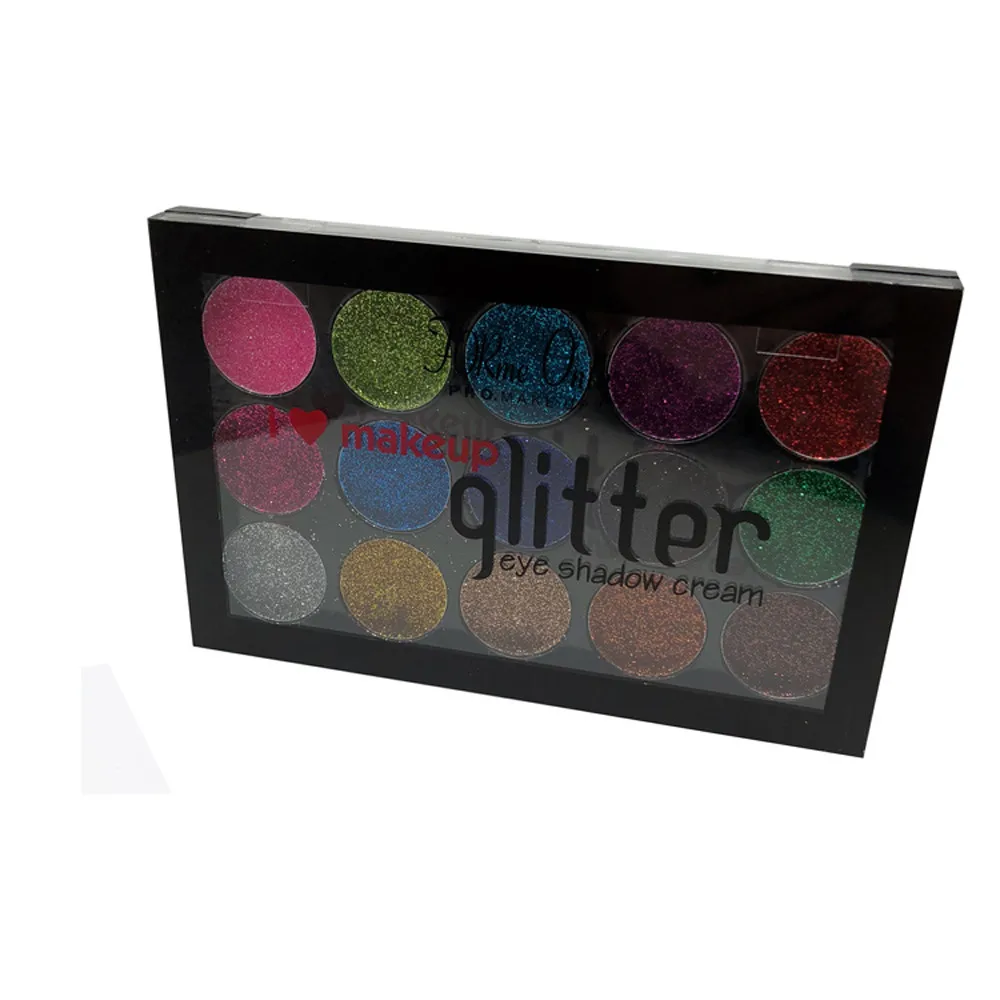 15 цветов Shimmer Блеск тени для глаз с металлическим отливом Палитра Пигмент Faced Nude