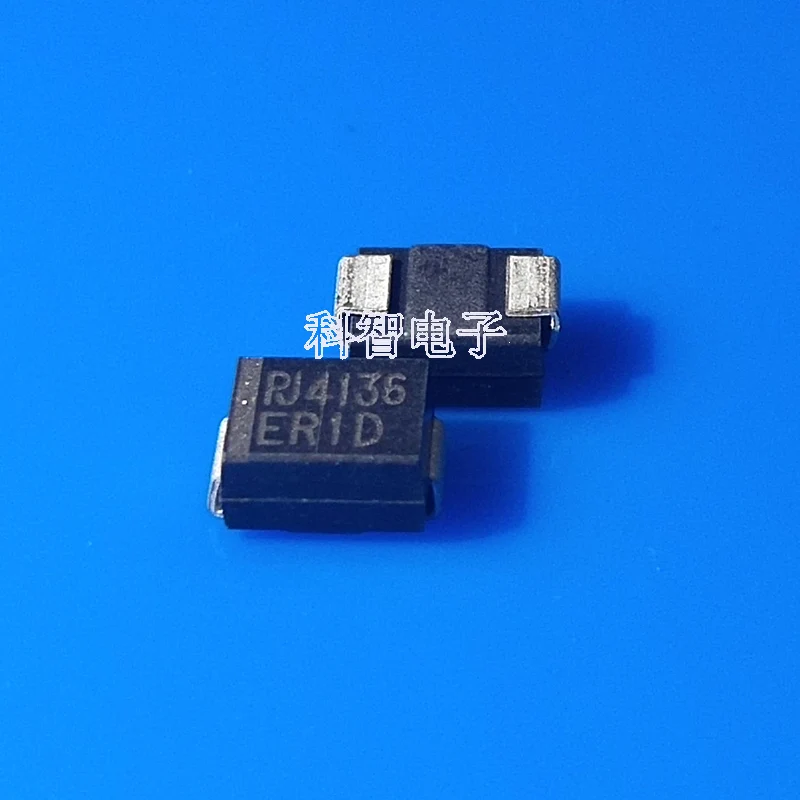 ER1D 1A 200 В DO 214AA SMB выпрямительный диод x100pcs|Соединители| |