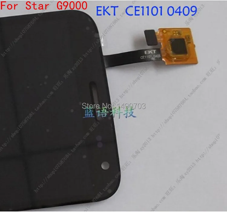 Дисплей LCD оригинальный + сенсорный экран TP для мобильных телефонов Kingelo S5 MTK6592 Octa core бренда Star G9000 черного цвета. Бесплатная доставка в горячем списке.