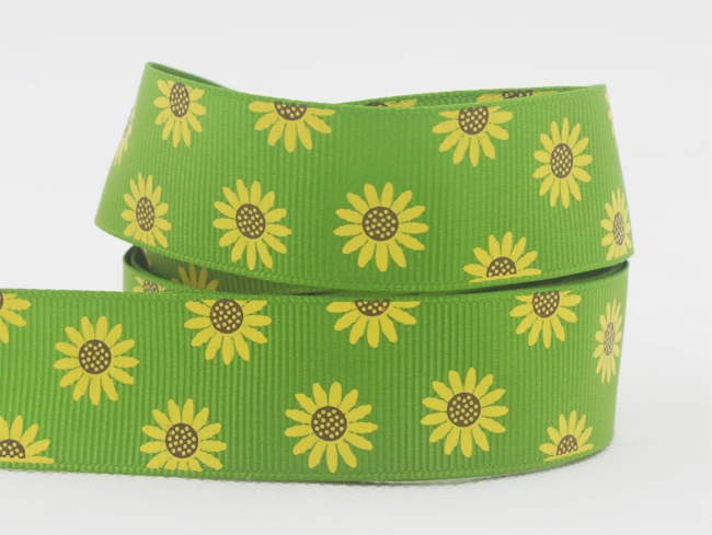 [IuBuFiGo] мамина лента для Хэллоуина цветок 1 &quot25 мм Allhallowmas Grosgrain печать украшения 80