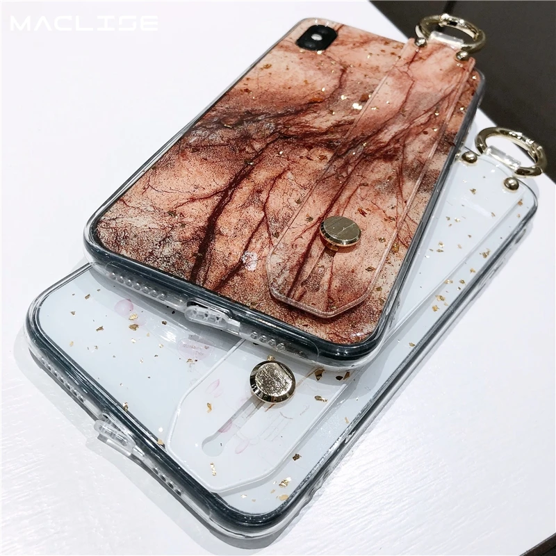 Модный чехол из мраморной золотой фольги для iphone XS MAX X XR 6 6s 7 8 Plus гранитный ТПУ