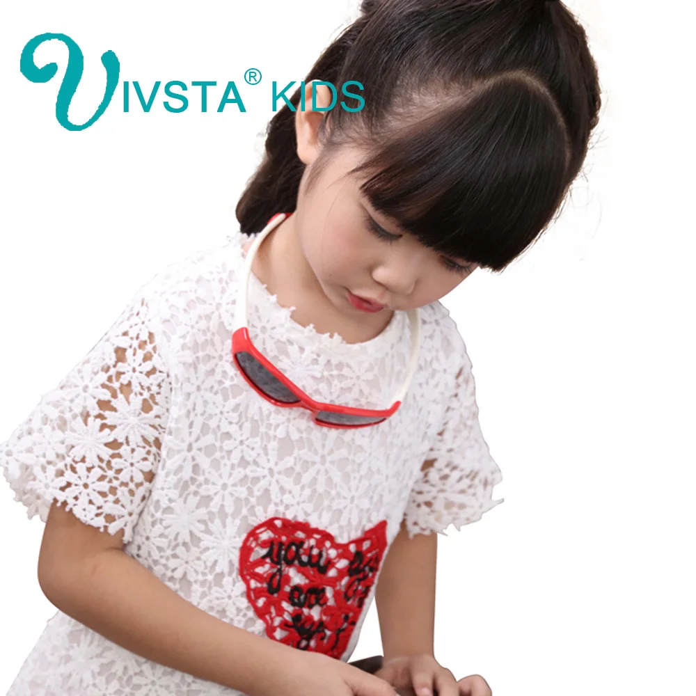 

IVSTA 8110 Kids sunglasses girls retainer strap holder Children sun glasses boys Polarized Lenses UV400 TR90 FLexible Frame