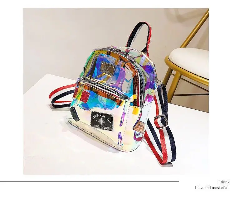 Модные прозрачные Форма рюкзаки Harajuku Школьный рюкзак сумки на плечо для девочек-подростков Книга сумка милые подарок для девочки